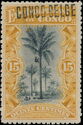 Oil Palm Trees manual overprint "CONGO BELGE"