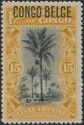 Oil Palm Trees typographic overprint "CONGO BELGE"