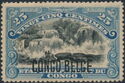 Inkissi Falls typographic overprint "CONGO BELGE"