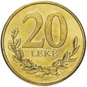 20 Lekë (LEKË - SHQIPËRISË)