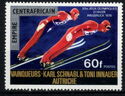 Schnabl and Innauer, Austria, ski jumping - Overprinted