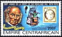 Balloon from Franco-Prussian War and France Stamp of 1849