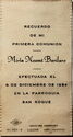 "Sacraments - First Communion", Eva Perón (La Plata), Industria Argentina - LMP, LUJAN, 560-3