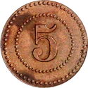 5 Pfennig (Offizier Gefangenenlager)