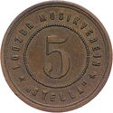 5 Pfennig (Lodzer Musikverein “Stella”)