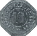 10 Pfennig (I. Bataillon Res. Jnf. Rgt. 88)