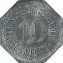 10 Pfennig (Stadtische Strassenbahn)