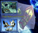 Space Cartoon Dogs Belka and Strelka