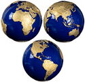 25 Dollars (Blue Marble Earth 2025 - Gilded)