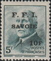 Maréchal Pétain overprinted F.F.I. Savoie