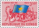 Congolese with national flag