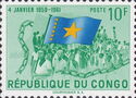 Congolese with National Flag