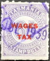 Wages Tax red overprint