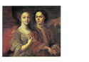 Andrey Matveyev. Self-portrait with his wife Irina Stepanovna. 1729