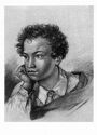 Egor Geitman. Alexander Sergeevich Pushkin. Engraving. 1822