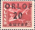 Revenues: Vacation Savings Stamps, "ORLOF" Overprints
