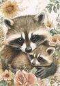 Mother Raccoon and her Baby