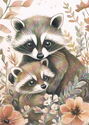 Mother Raccoon and her Baby