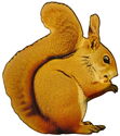 100 Francs (Wildlife in Golden Shapes - Squirrel)