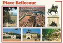 Lyon : The Bellecour Square