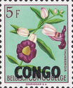 Thunbergia lancifolia overprinted CONGO