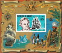 Captain Cook, Ship, Iceberg and Natives