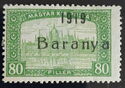 Black overprint: '1919 Baranya'