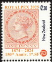 150th Anniversary of 1st Sideface Stamp Issue 1d