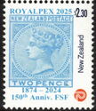 150th Anniversary of 1st Sideface Stamp Issue 2d