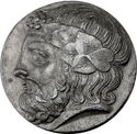 Reproduction of a tetradrachm of Thasos