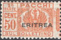 Pacchi Postali Overprint "Eritrea"