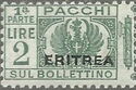 Pacchi Postali Overprint "Eritrea"