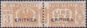 Pacchi Postali Overprint "Eritrea"
