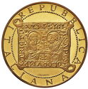 100,000 Lire (700th Anniversary - jubilee of 1300)