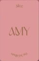 Amy album photocard