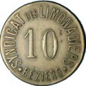 10 Centimes (Béziers (Hérault) – Syndicat des limonadiers)