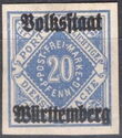 Overprint Volksstaat