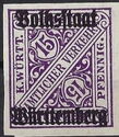 Overprint Volksstaat
