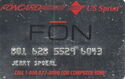Foncard US Sprint - FON Fiber Optic Network