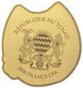 3,000 CFA Francs (Horseshoe with clover. No date)
