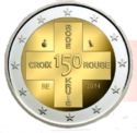 2 Euro (150th Anniversary of the Red Cross in Belgium - Edge 2 ** 2)