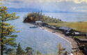 Buryatia. Lake Baikal. Fishing village on Cape Katun