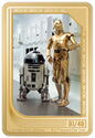 2 Dollars (Star Wars Trading Coins - Amethyst R2D2 - C3PO)