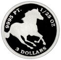 3 Dollars (Horse - Platinum)