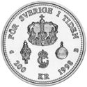 200 Kronor (25th Anniversary - Reign of Carl XVI Gustaf)