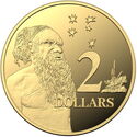 2 Dollars (Aboriginal Elder - Gold Proof)