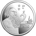 2 Dollars (Aboriginal Elder - Silver)