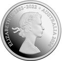 5 Cents (Echidna - 1st portrait Silver)