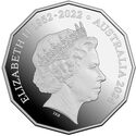 50 Cents (Coat of Arms - 4rd Portrait Silver)