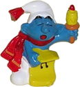 Smurf as a Christmas singer